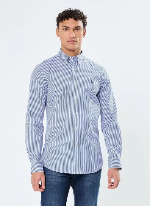     POLO RALPH LAUREN CHEMISE CINTRéE EN POPELINE STRETCH 710928254  BLAUW   